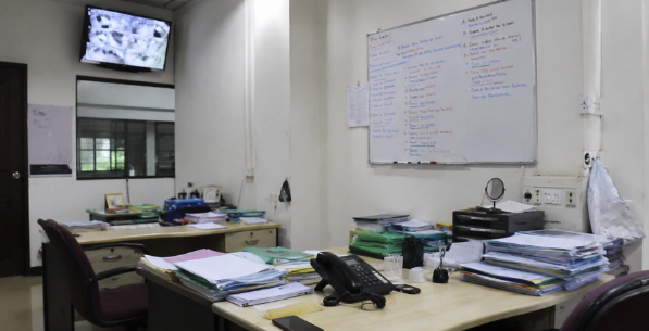 Administration office in a nursing home care centre